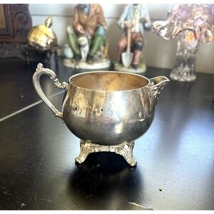 Oneida USA Silverplate Creamer Pitcher Vintage Silver Cream Jug